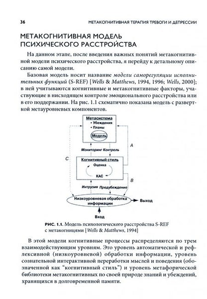 Фотография книги "Адриан Уэллс: Метакогнитивная терапия тревоги и депрессии"