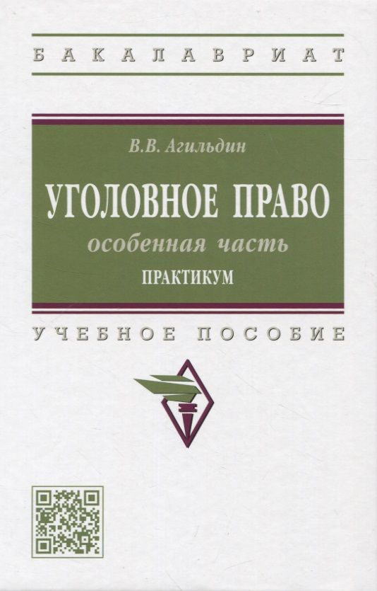 Обложка книги "Агильдин: Уголовное право. Особенная часть. Практикум"