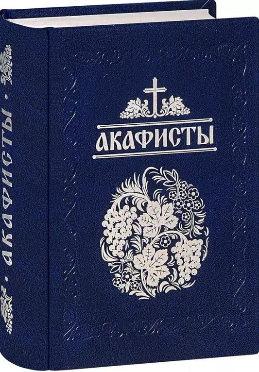 Обложка книги "Акафисты, читаемые в болезнях, скорбях и особых нуждах"