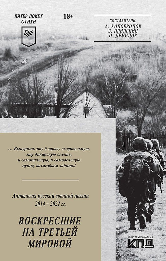 Обложка книги "Алейников, Артис, Безденежных: Воскресшие на Третьей мировой. Антология военной поэзии 2014 - 2022 гг."