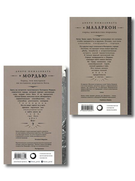 Фотография книги "Алекс Феби: Комплект из 2-х книг (Город мертвого бога (Города холста #1) + Город Госпожи Забвения (Города холста #2))"