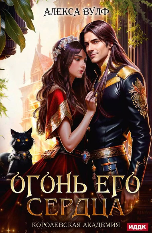 Обложка книги "Алекса Вулф: Огонь его сердца. Королевская Академия"