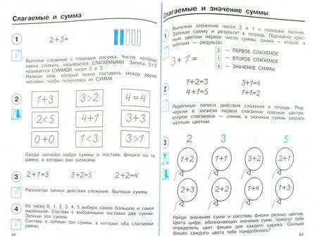 Фотография книги "Александр Чекин: Математика. 1 класс. Учебник. В 2-х частях. Часть 1. ФГОС"