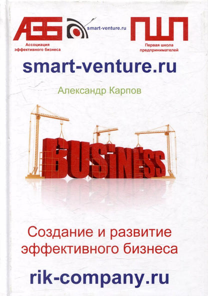 Обложка книги "Александр Карпов: Создание и развитие эффективного бизнеса"