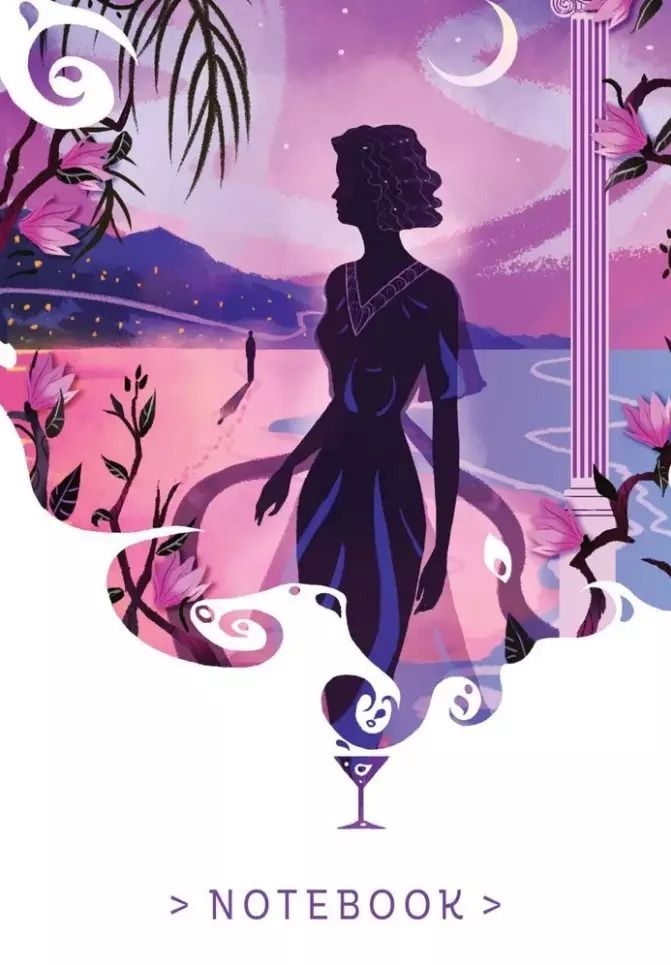 Обложка книги "Александр Куприн: Комплект "Цветы в ночи" (набор из книги "Ночная фиалка" и блокнота в точку "Блокнот. Белая птица. Ночь нежна")"