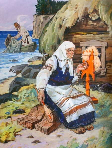 Фотография книги "Александр Пушкин: Сказка о рыбаке и рыбке"