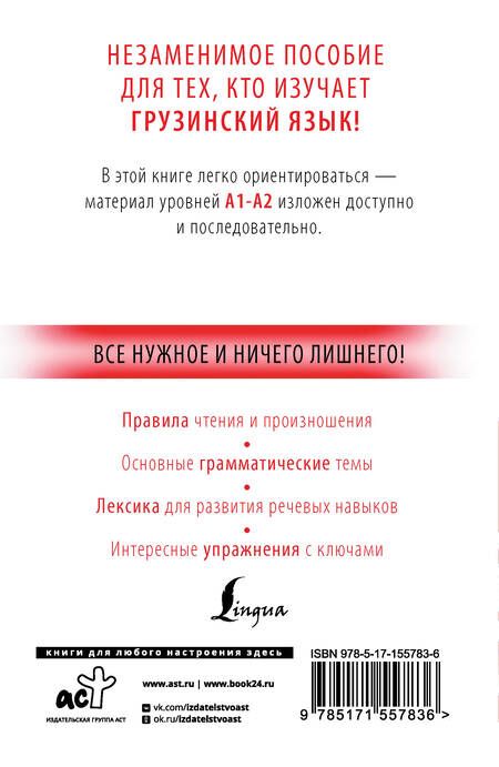 Фотография книги "Александр Ростовцев-Попель: Грузинский с нуля"