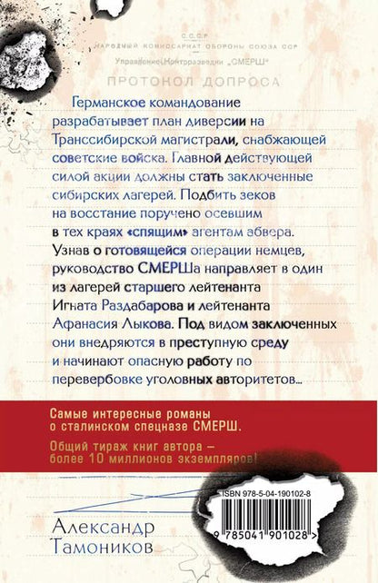 Фотография книги "Александр Тамоников: Дорога особого значения"