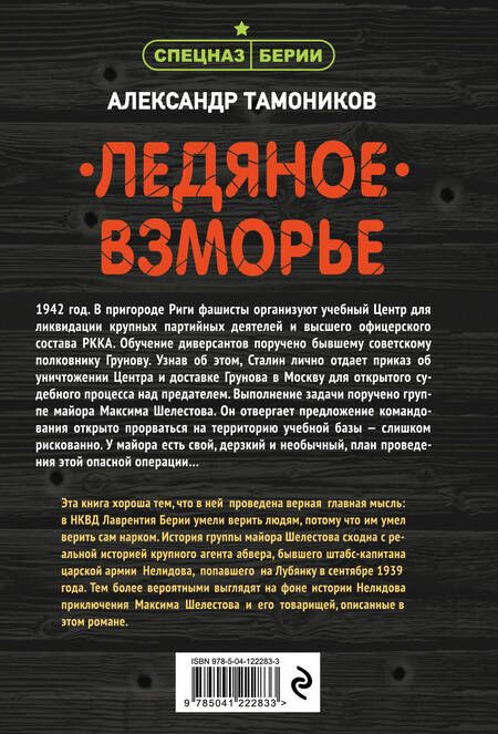 Фотография книги "Александр Тамоников: Ледяное взморье"
