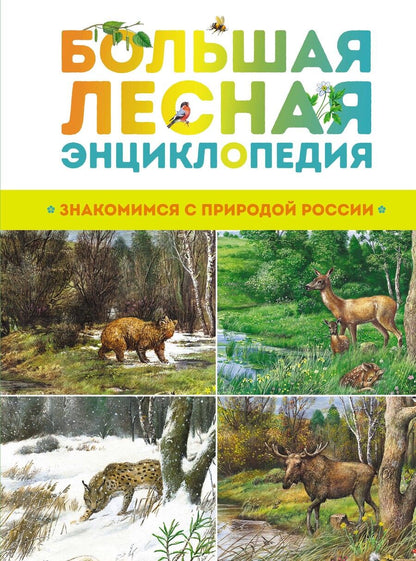 Обложка книги "Александр Тихонов: Большая лесная энциклопедия. Знакомимся с природой России"