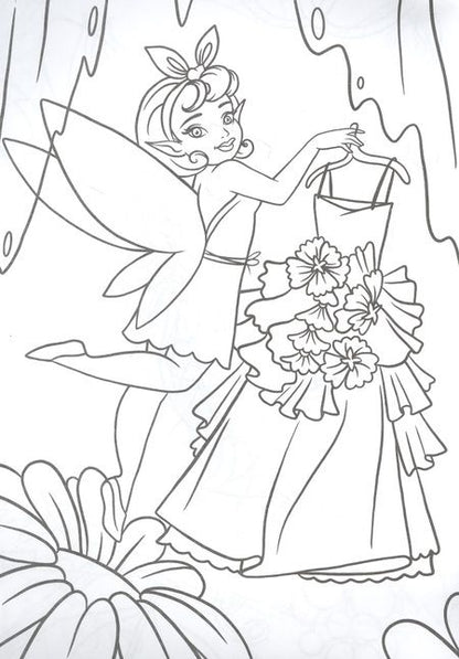 Фотография книги "Александра Черкашина: РАСКРАСКА А4 эконом. ЦВЕТОЧНЫЕ ФЕИ"