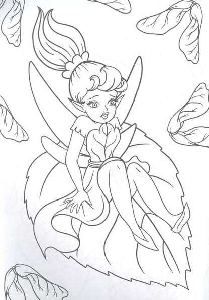 Фотография книги "Александра Черкашина: РАСКРАСКА А4 эконом. ЦВЕТОЧНЫЕ ФЕИ"