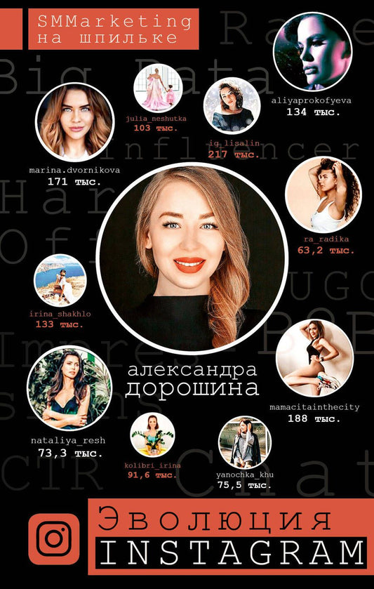 Обложка книги "Александра Дорошина: Эволюция Instagram. SMMarketing на шпильке"