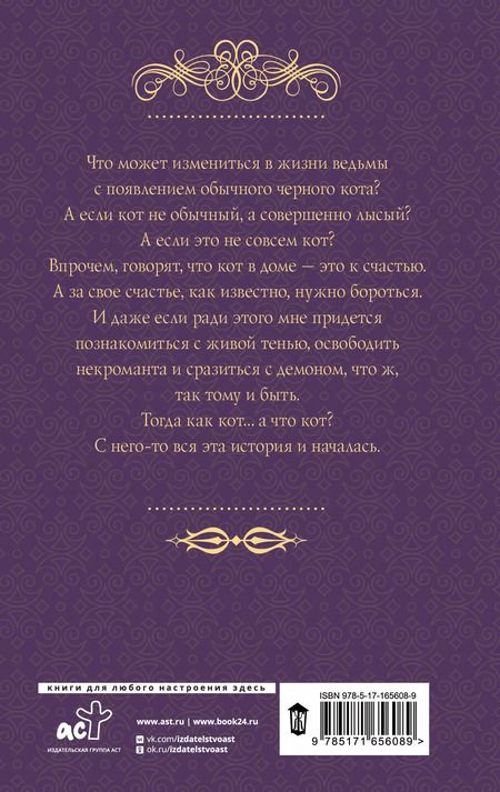 Фотография книги "Александра Лисина: Ведьма, тень и черный кот"