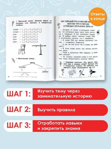 Фотография книги "Александра Птухина: Русский язык. 1 класс. Звуки и буквы"