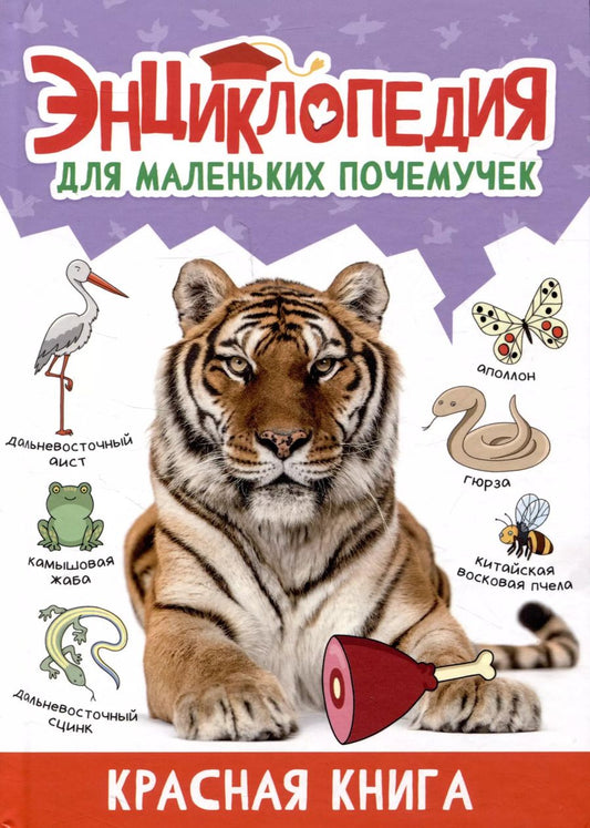 Обложка книги "Александра Скворцова: ЭНЦИКЛОПЕДИЯ ДЛЯ МАЛЕНЬКИХ ПОЧЕМУЧЕК. Красная книга"