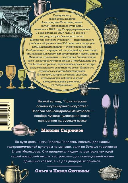 Фотография книги "Александрова-Игнатьева, Игнатьев: Практические основы кулинарного искусства. Краткий популярный курс мясоведения"