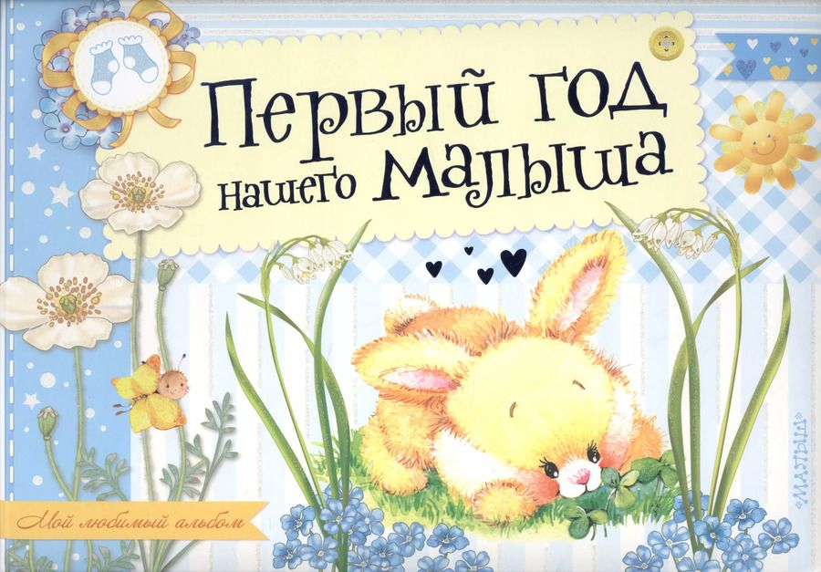 Обложка книги "Александрова, Пляцковский, Карганова: Первый год нашего малыша. Альбом фотографий"