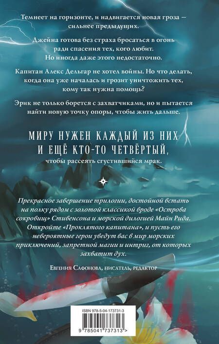 Фотография книги "Александрова: Проклятый капитан. Грозовой фронт"