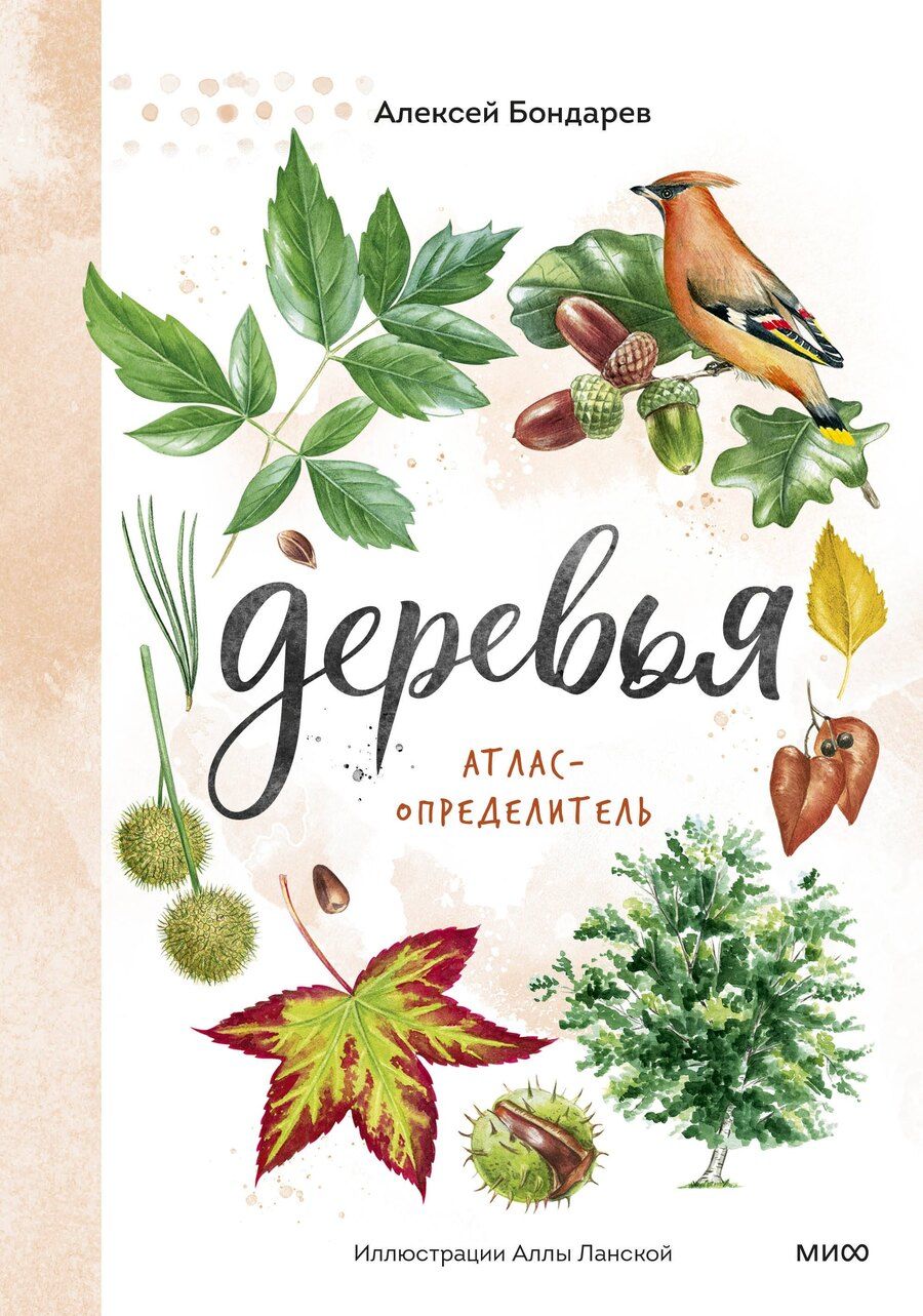 Обложка книги "Алексей Бондарев: Деревья. Атлас-определитель"