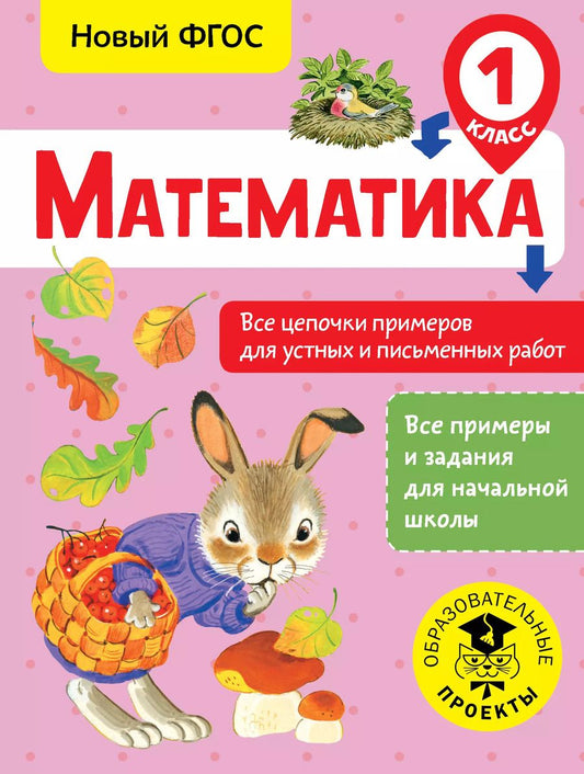 Обложка книги "Алексей Кулаков: Математика. Все цепочки примеров для устных и письменных работ. 1 класс"