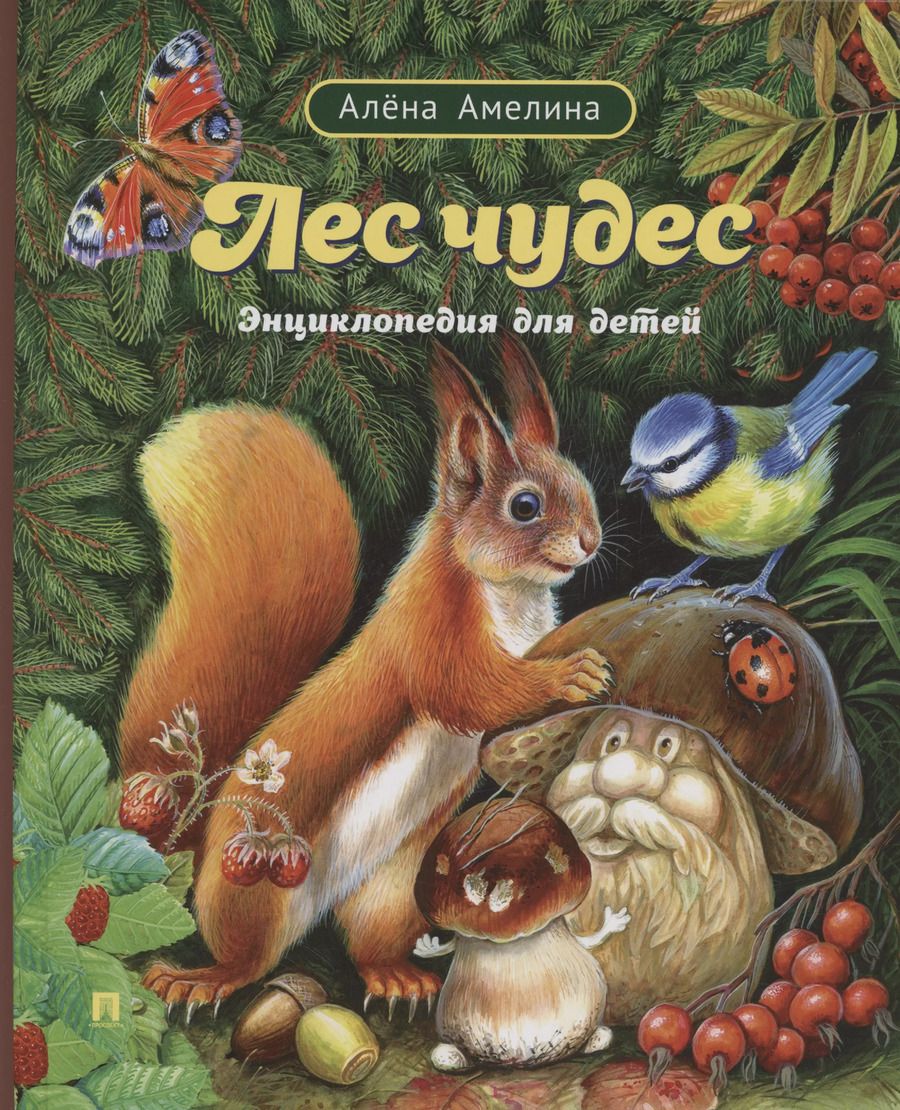 Обложка книги "Алена Амелина: Лес чудес. Энциклопедия для детей"
