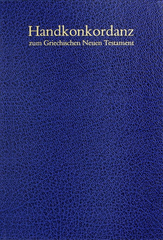 Обложка книги "Alfred Schmoller: Handkonkordanz zum Griechischen Neuen Testament"