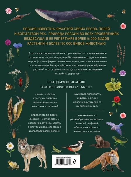 Фотография книги "Алина Ярощук: Атлас живой природы России. Полный иллюстрированный справочник"