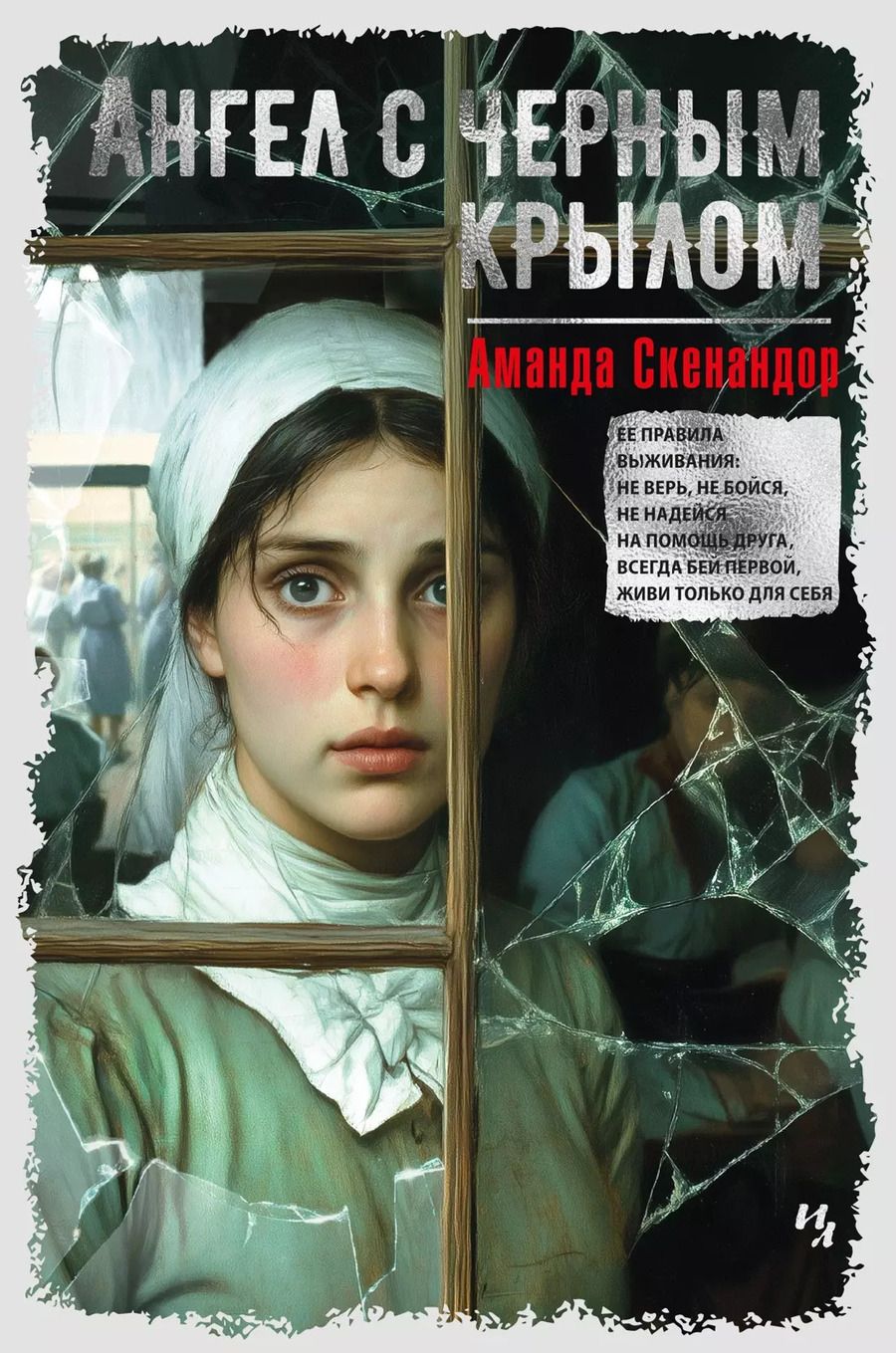 Обложка книги "Аманда Скенандор: Ангел с черным крылом"