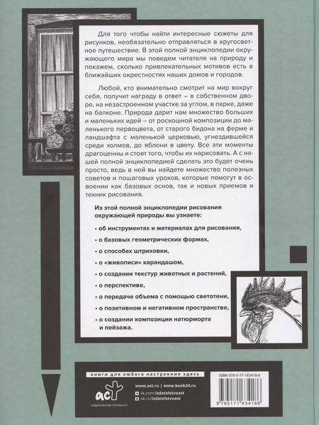 Фотография книги "Анастасия Чудова: Рисуем всё-всё! От кошек до деревьев и гор. Более 50 проектов"
