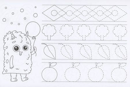 Фотография книги "Анастасия Грецкая: Прописи. Рисуем и обводим"