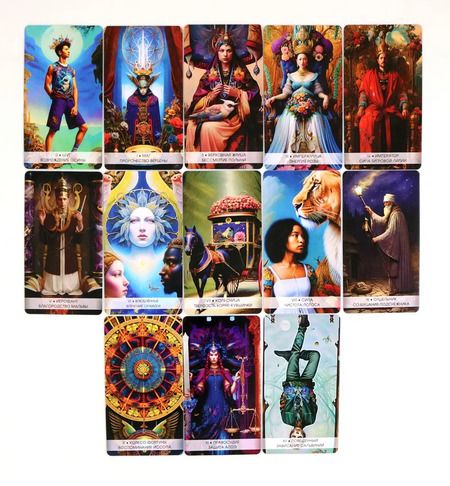 Фотография книги "Анастасия Никонова-Ворон: Таро Дикий Сад, 78 карт + инструкция"