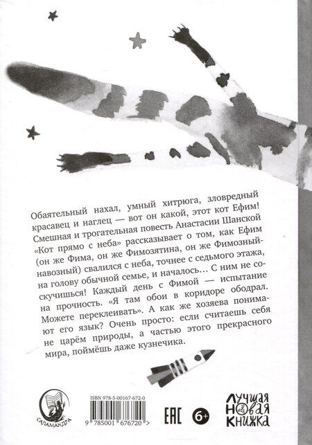 Фотография книги "Анастасия Шанская: Кот прямо с неба"