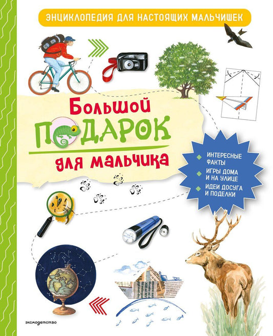 Обложка книги "Анастасия Занонцелли: Большой подарок для мальчика. Энциклопедия для настоящих мальчишек"