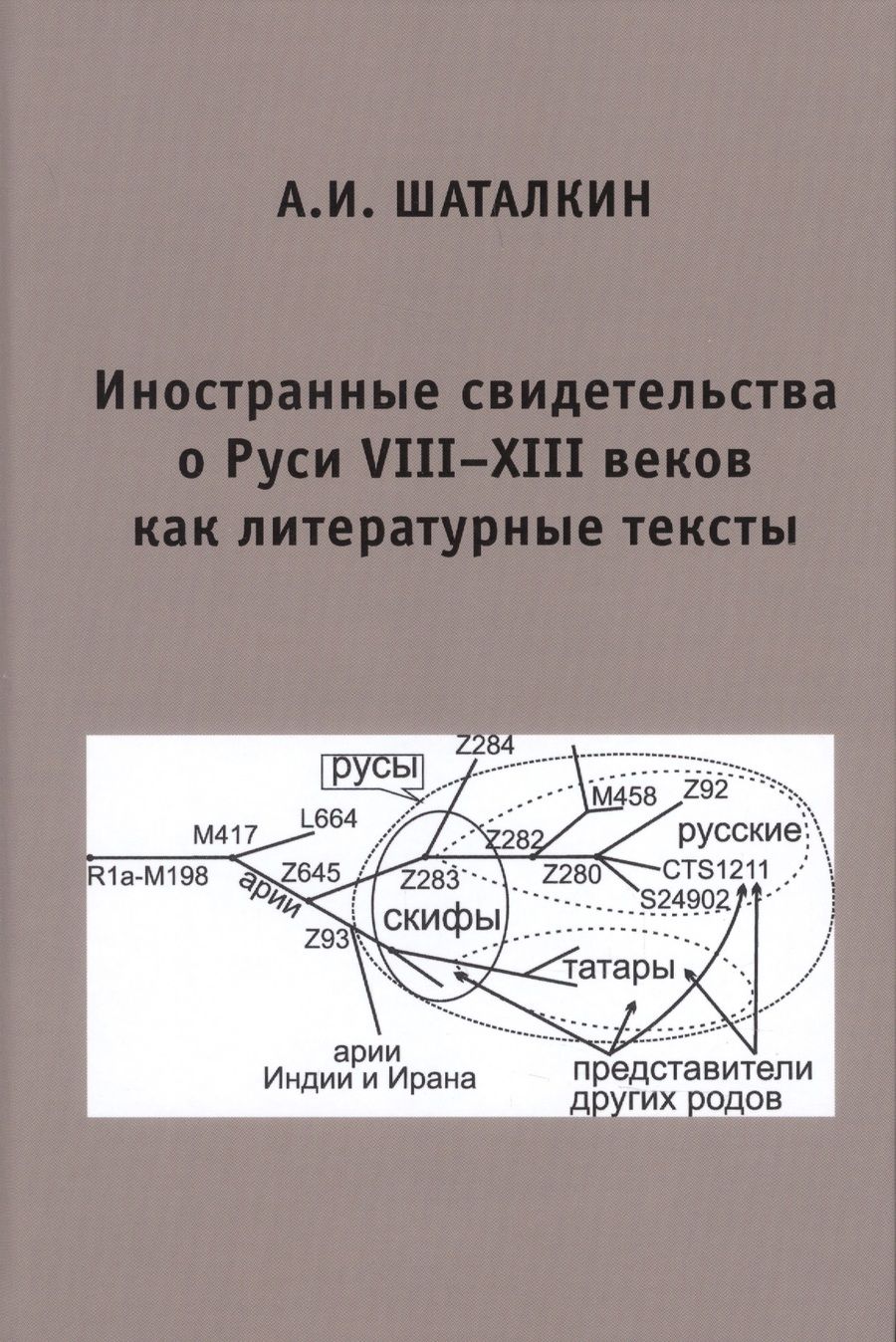 Обложка книги "Анатолий Шаталкин: Иностранные свидетельства о Руси VIII-XIII веков как литературные тексты"