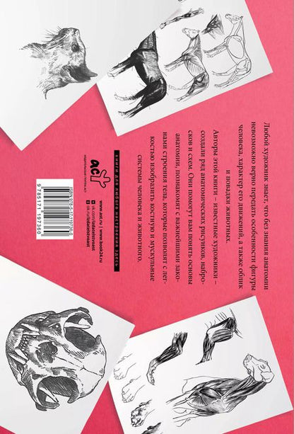 Фотография книги "Анатомия для художников. Альбом для скетчинга"