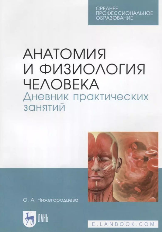 Обложка книги "Анатомия и физиология человека. Дневник практических занятий"