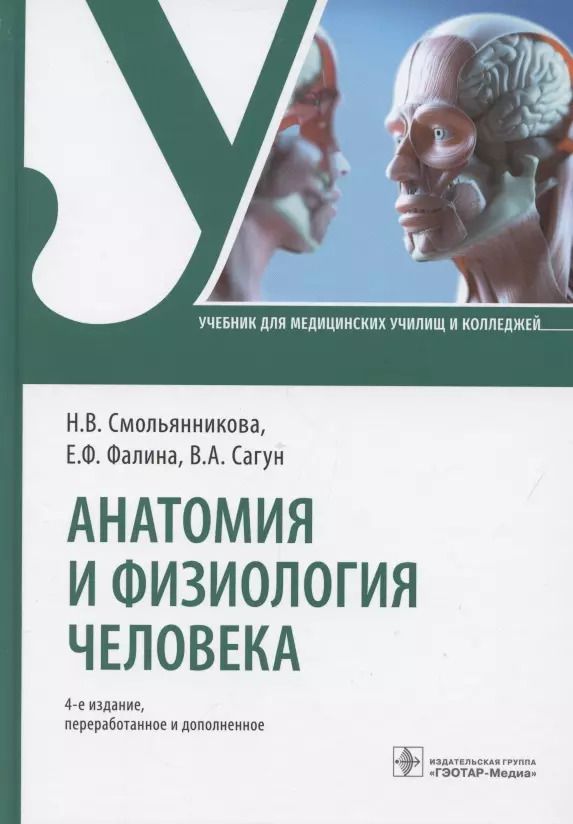 Обложка книги "Анатомия и физиология человека. Учебник"