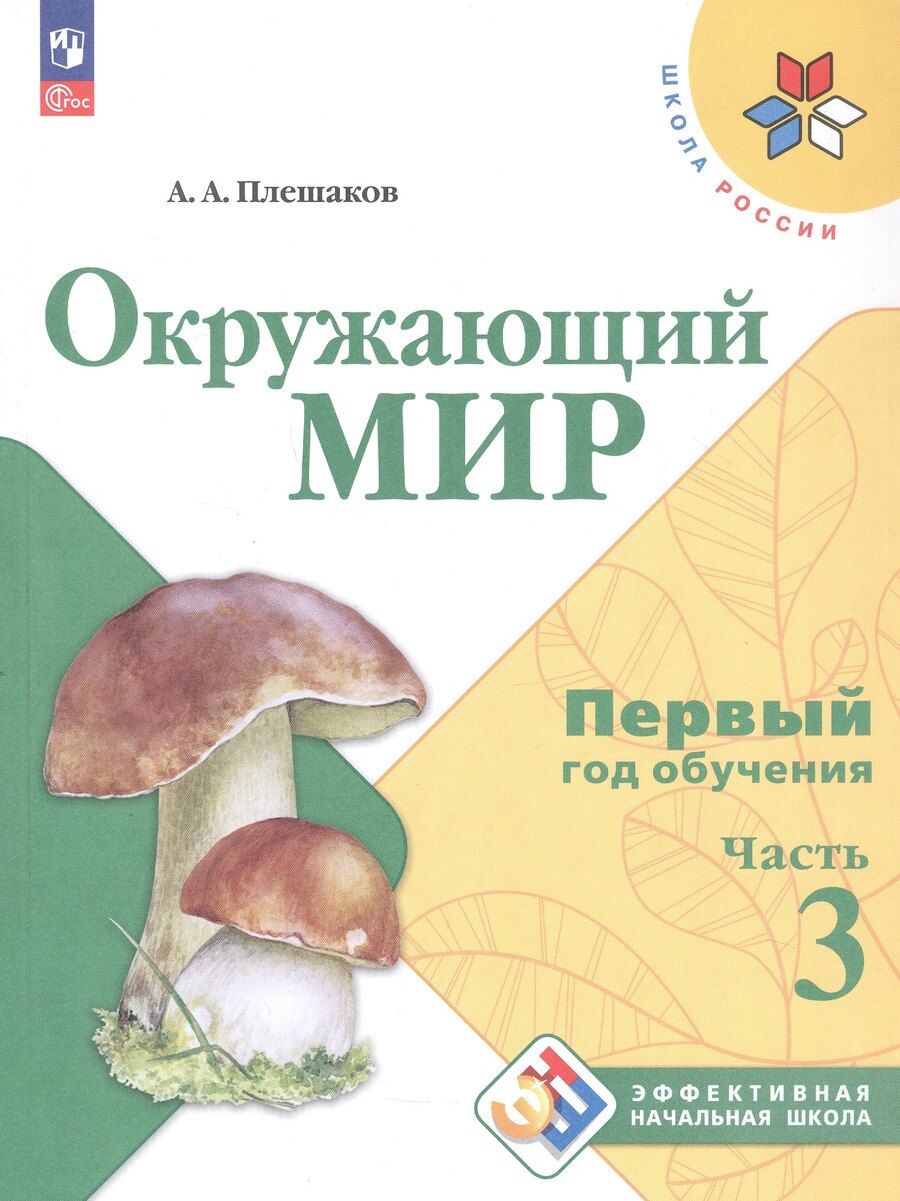Обложка книги "Андрей Анатольевич: Окружающий мир. Первый год обучения. В 3-х частях. Часть 3. Учебное пособие"