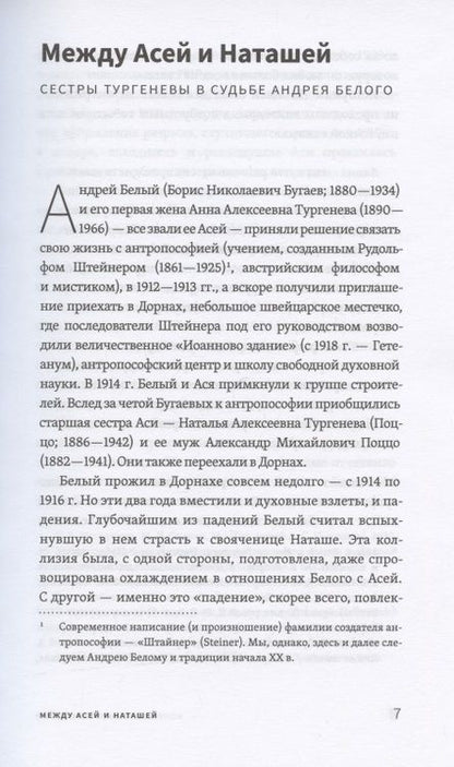 Фотография книги "Андрей Белый и Наташа Тургенева. Роман в письмах"