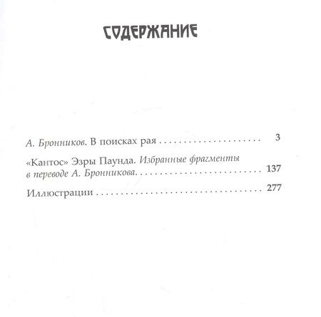 Фотография книги "Андрей Бронников: В поисках рая. "Кантос" Эзры Паунда"