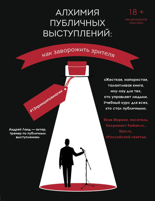 Обложка книги "Андрей Ланд: Алхимия публичных выступлений: как заворожить зрителя?"