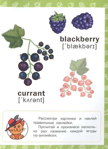 Фотография книги "Английский язык для малышей. Овощи, фрукты, ягоды"