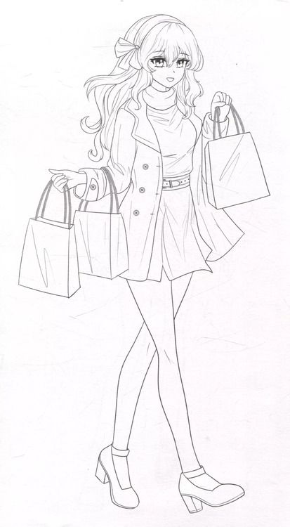 Фотография книги "АНИМЕ-РАСКРАСКА. ДЕВОЧКИ АНИМЕ"