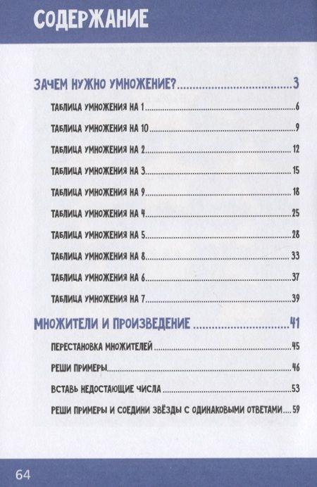 Фотография книги "Анна Андреева: Легко учиться. Таблица умножения"