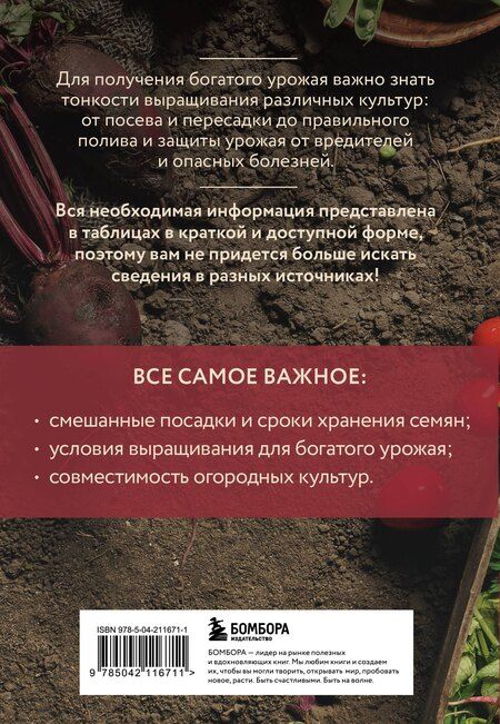 Фотография книги "Анна Белякова: Шпаргалка садовода-огородника. Все самое важное в таблицах (новое оформление)"