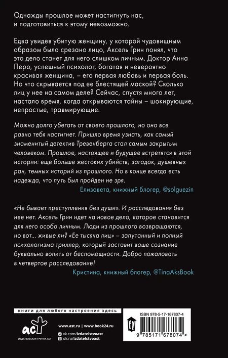 Фотография книги "Анна Блейк: Ее тысяча лиц"