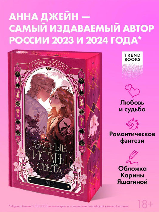 Обложка книги "Анна Джейн: Красные искры света. Часть 2"