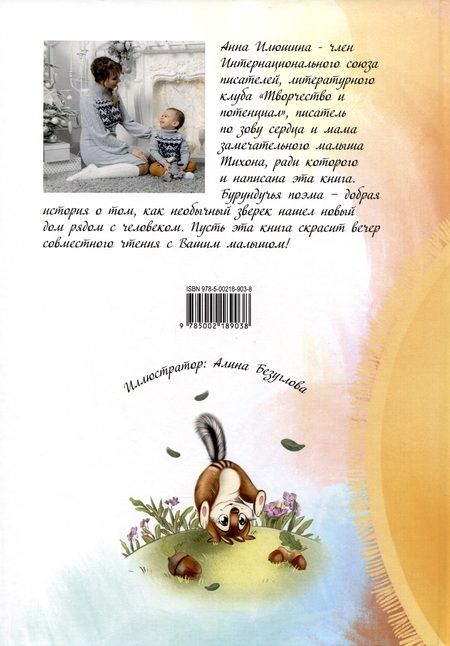 Фотография книги "Анна Илюшина: Бурундучья поэма"