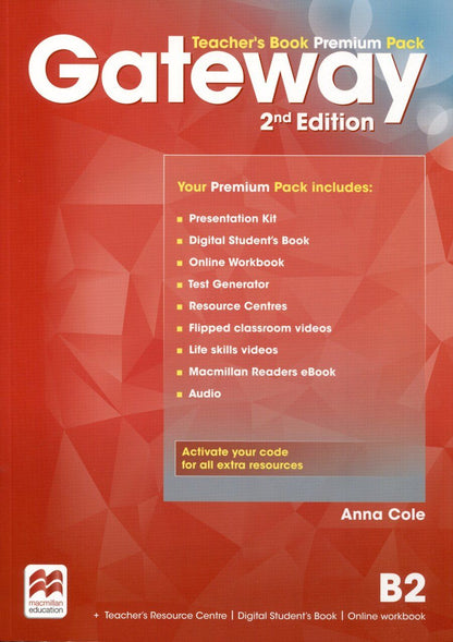 Обложка книги "Анна Коул: Gateway 2nd Edition. B2. Teachers Book Premium Pack + Online Code"